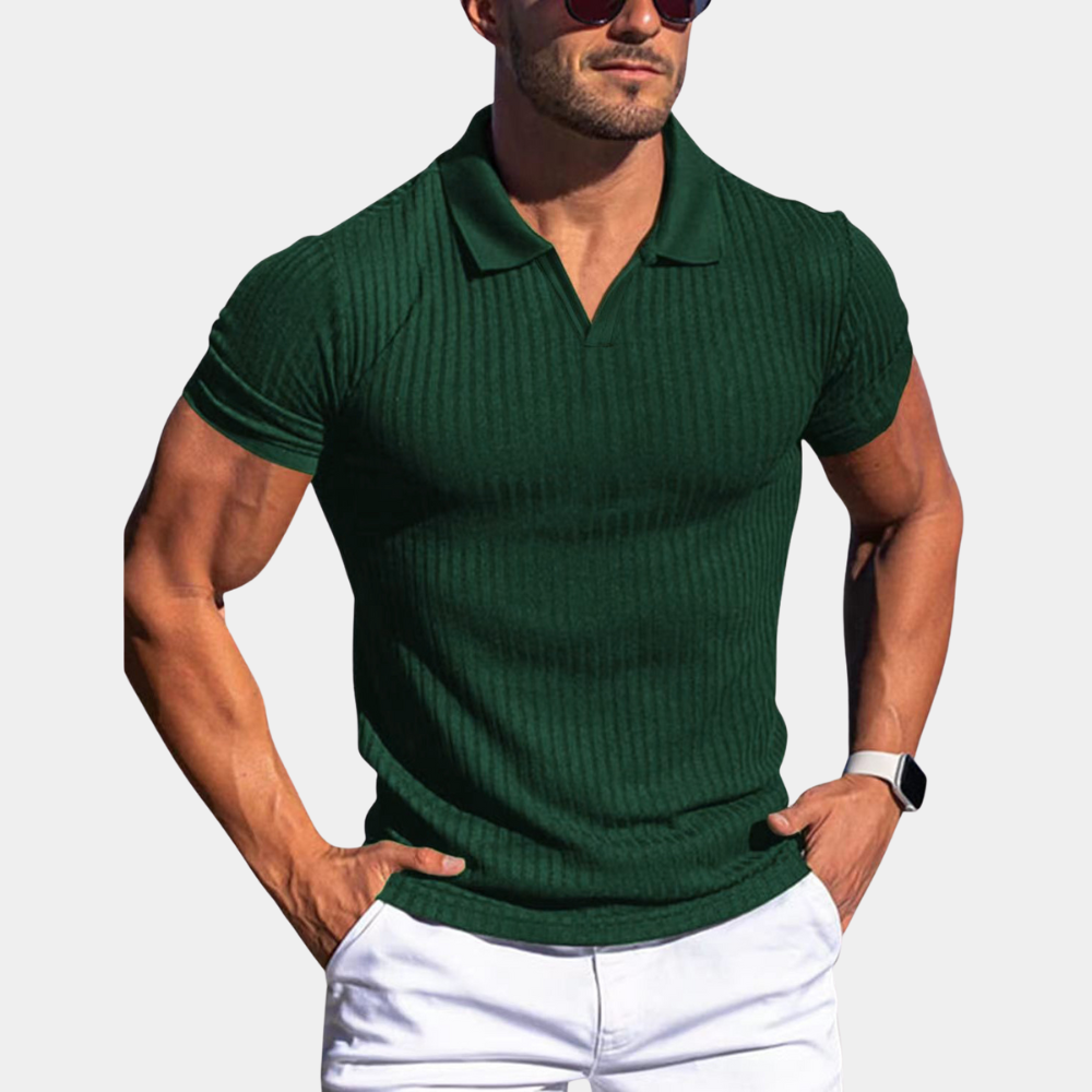 Atmungsaktives Herren Poloshirt – tailliert, hochwertiger Stoff, für Sommeraktivitäten 2