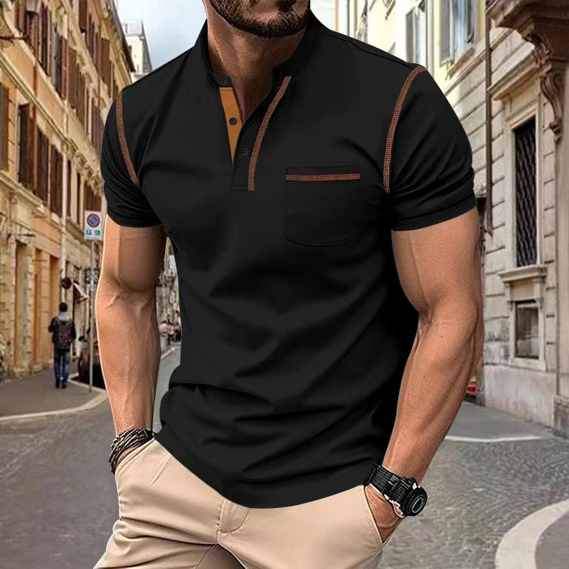 Atmungsaktives Herren Poloshirt – zeitloser Schnitt, Baumwolle, für Freizeitaktivitäten 0