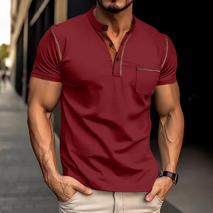Atmungsaktives Herren Poloshirt – zeitloser Schnitt, Baumwolle, für Freizeitaktivitäten 2