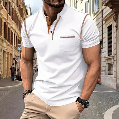 Atmungsaktives Herren Poloshirt – zeitloser Schnitt, Baumwolle, für Freizeitaktivitäten 4