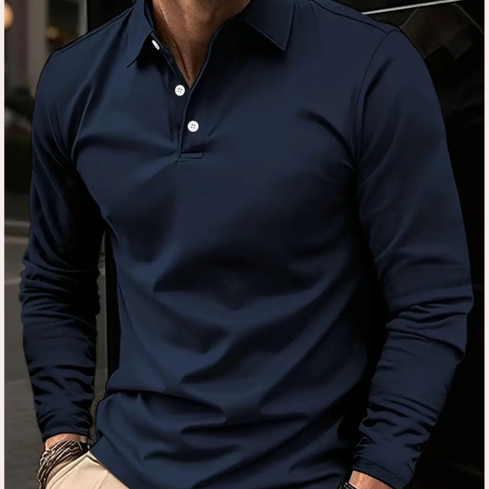 Atmungsaktives Herrenhemd – Slim Fit, 100% Baumwolle, für Büro und Freizeit 1