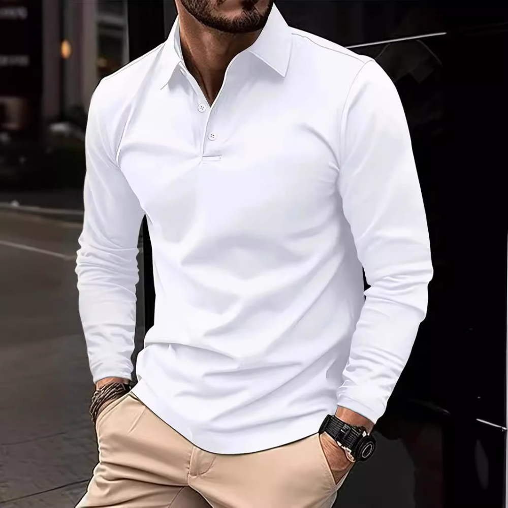 Atmungsaktives Herrenhemd – Slim Fit, 100% Baumwolle, für Büro und Freizeit 3