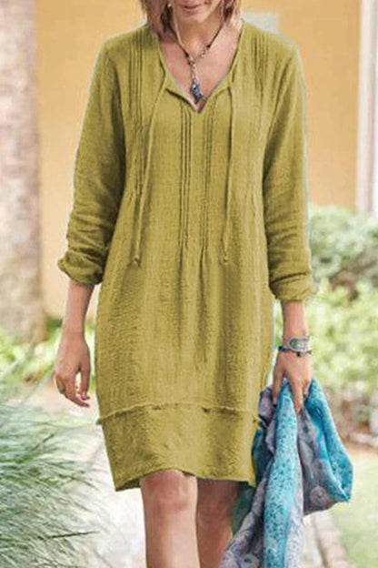 Atmungsaktives Vintage Damen Sommerkleid – V-Ausschnitt, für Hochzeiten und besondere Anlässe 4