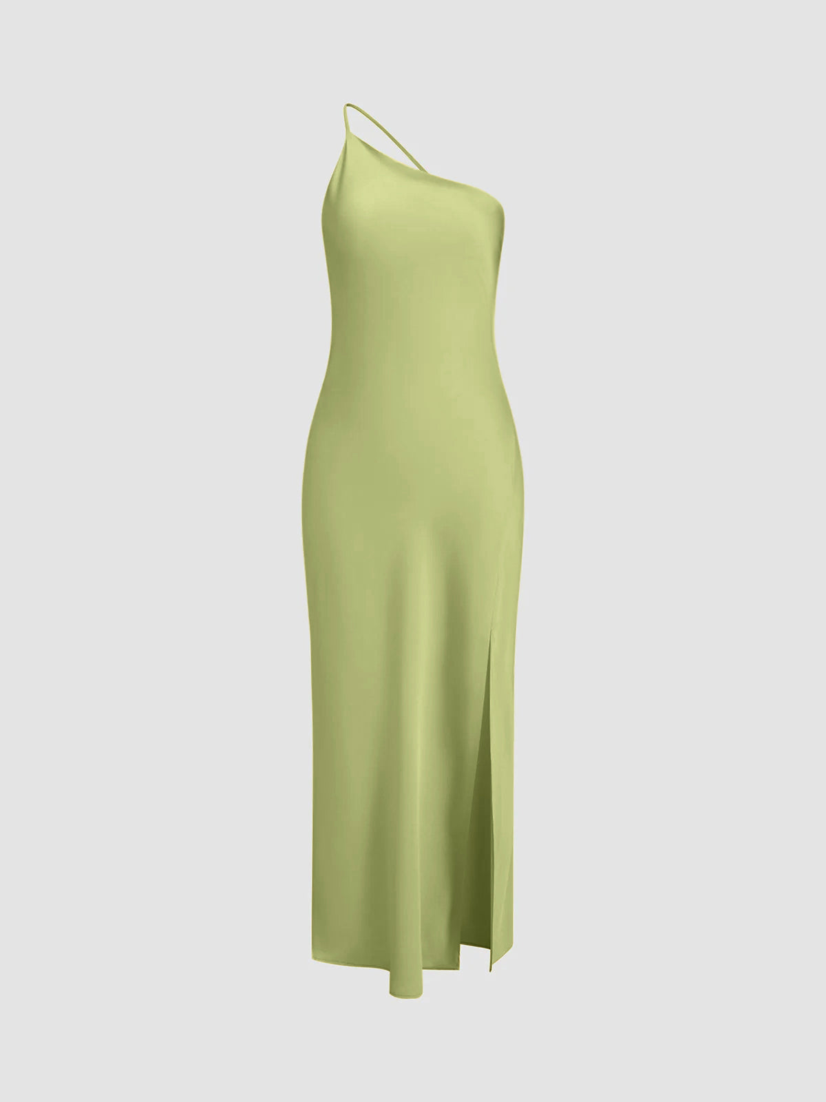 Variant image for Elegantes Rückenfreies Satin Maxikleid Damen Mit Offenen Schultern, Lange Kleider Für Festliche Anlässe-9
