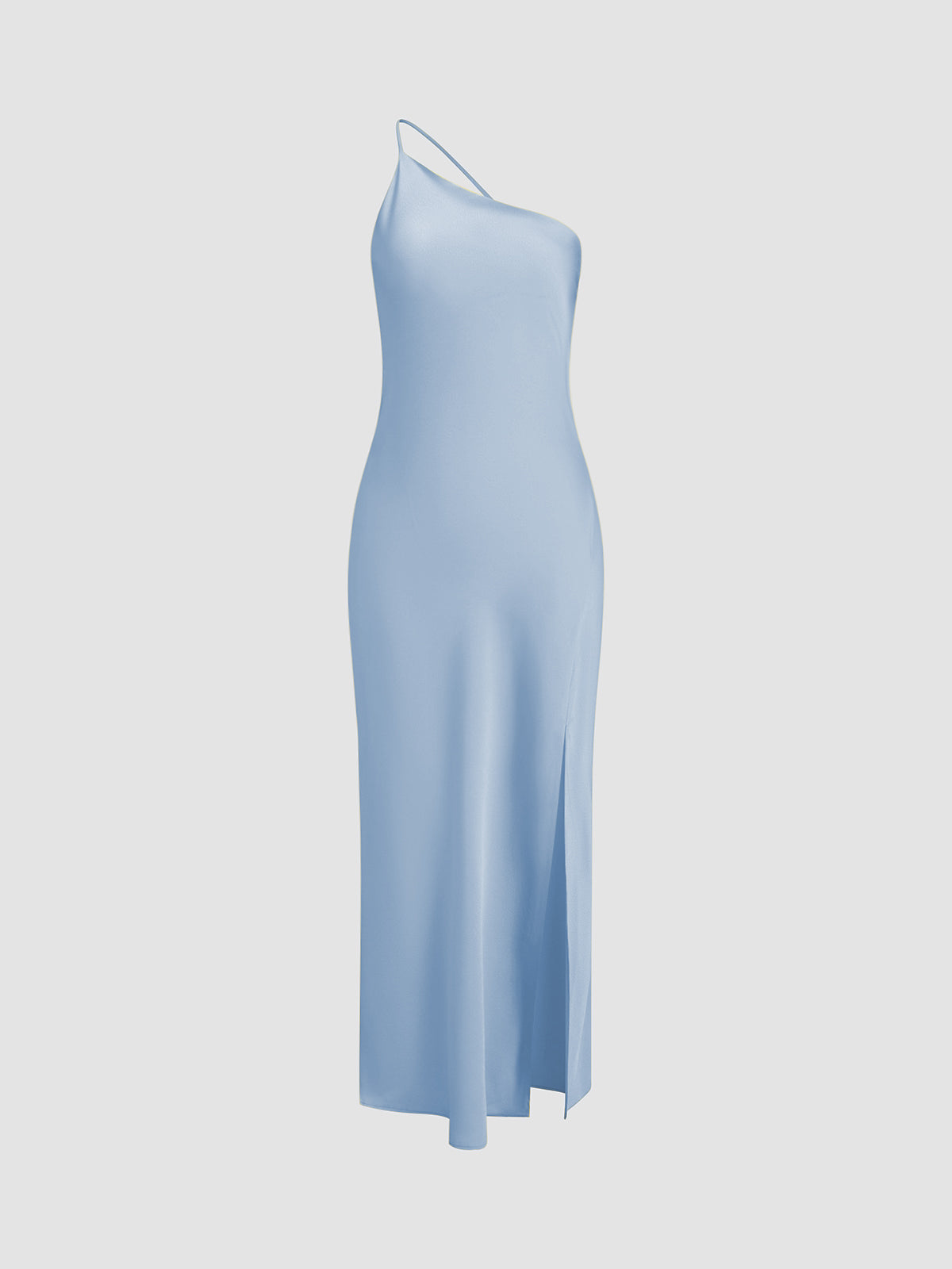 Variant image for Elegantes Rückenfreies Satin Maxikleid Damen Mit Offenen Schultern, Lange Kleider Für Festliche Anlässe-17