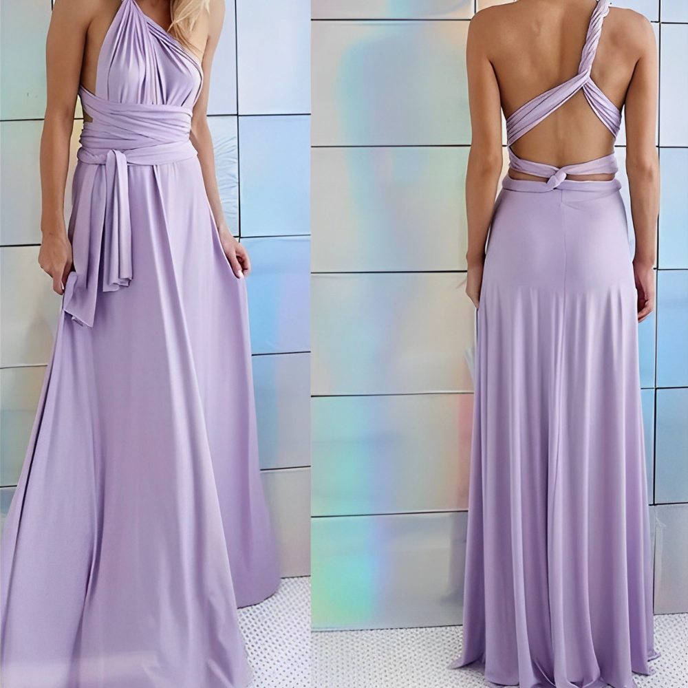 Variant image for Sommer-Wickelkleid Damen, Leichter Atmungsaktiver Stoff, Schmeichelhafte Passform Für Elegante Anlässe-37