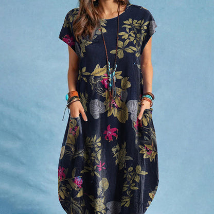 Bequeme Damen Freizeitkleid – lässiger A-LINE Schnitt, Polyester, für den Alltag 1