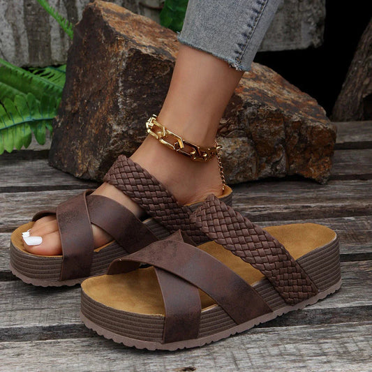 Bequeme & rutschfeste Damen Sandalen – zeitloses Design, hochwertiger Gummi, für den Alltag 0