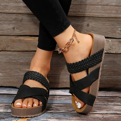 Bequeme & rutschfeste Damen Sandalen – zeitloses Design, hochwertiger Gummi, für den Alltag 1