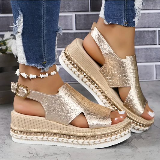 Bequeme & stilvolle Damen-Sandalen – orthopädisch, aus italienischem Leder, für den Frühling 0