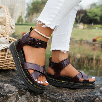 Bequeme und unterstützende Damen-Sandalen – orthopädisches Design, atmungsaktiv, für den Sommer 1