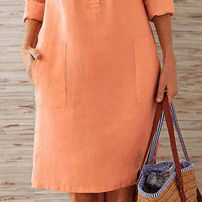 Bequemes Damen Freizeitkleid – lässiger Schnitt, atmungsaktives Material, für Alltag und Freizeit 5