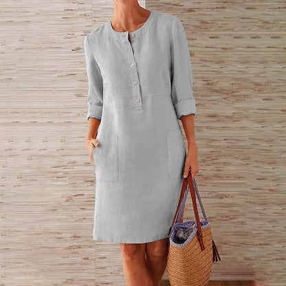 Bequemes Damen Freizeitkleid – lässiger Schnitt, atmungsaktives Material, für Alltag und Freizeit 6