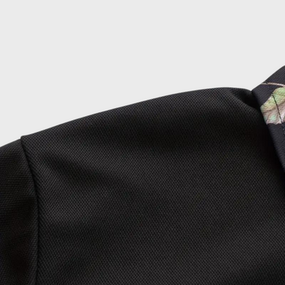 Bequemes Herren Poloshirt – florales Design, Polyester, für Freizeit und Alltag 3
