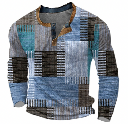 Gemusterter Pullover Herren - Stilvoller Komfortpullover für Freizeitkleidung-3