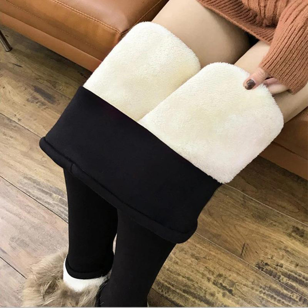Thermo Leggings Damen - Gefütterte Fleece-Leggings für Bequeme Winterbekleidung zum Schichten-6