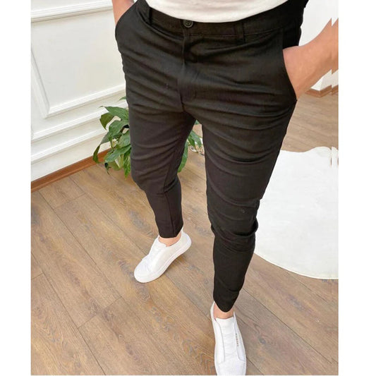 Stylische Sommerhosen Für Männer Aus Hochwertigem Polyester, Entspannte Passform, Ideal Für Freizeitkleidung-1
