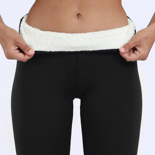 Thermo Leggings Damen - Gefütterte Fleece-Leggings für Bequeme Winterbekleidung zum Schichten-1