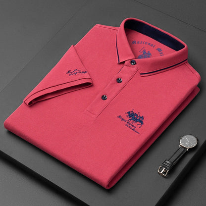 Klassisches Poloshirt Herren Aus Atmungsaktivem Stoff Mit Moderner Passform-5