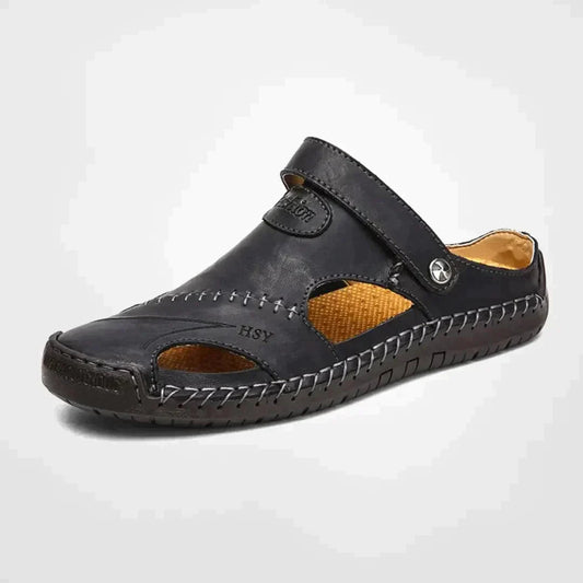 Breathable women’s sandals – ergonomic design, high-quality leather, for everyday wear 0