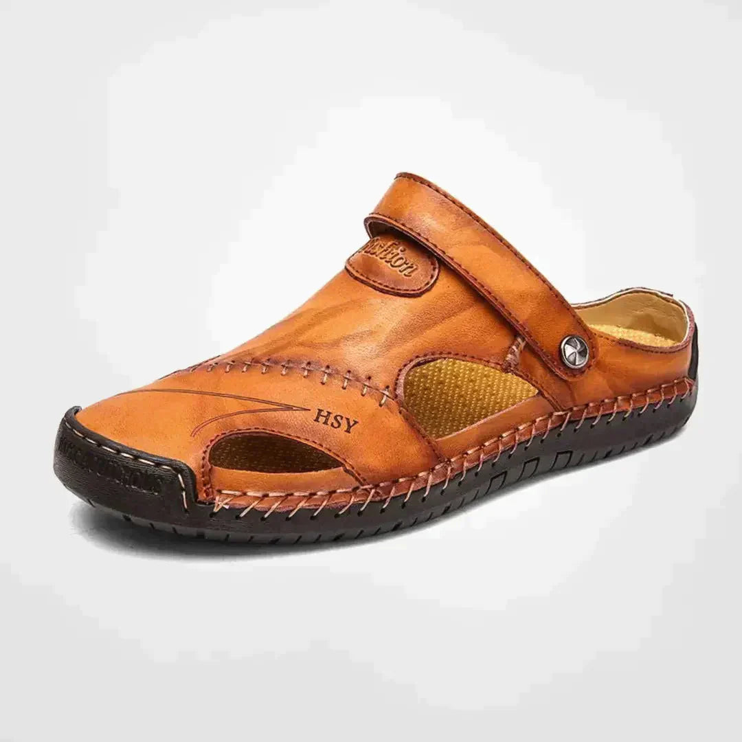 Breathable women’s sandals – ergonomic design, high-quality leather, for everyday wear 1