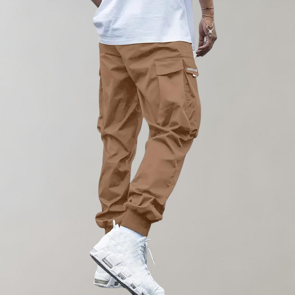Entspannte Freizeithosen Herren, Atmungsaktive und Flexible Freizeit Hosen mit Funktionalen Taschen-4