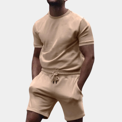 Übergroßes T-Shirt Set Herren mit Shorts - Bequemes Freizeitoutfit für Entspannung und Alltag-6
