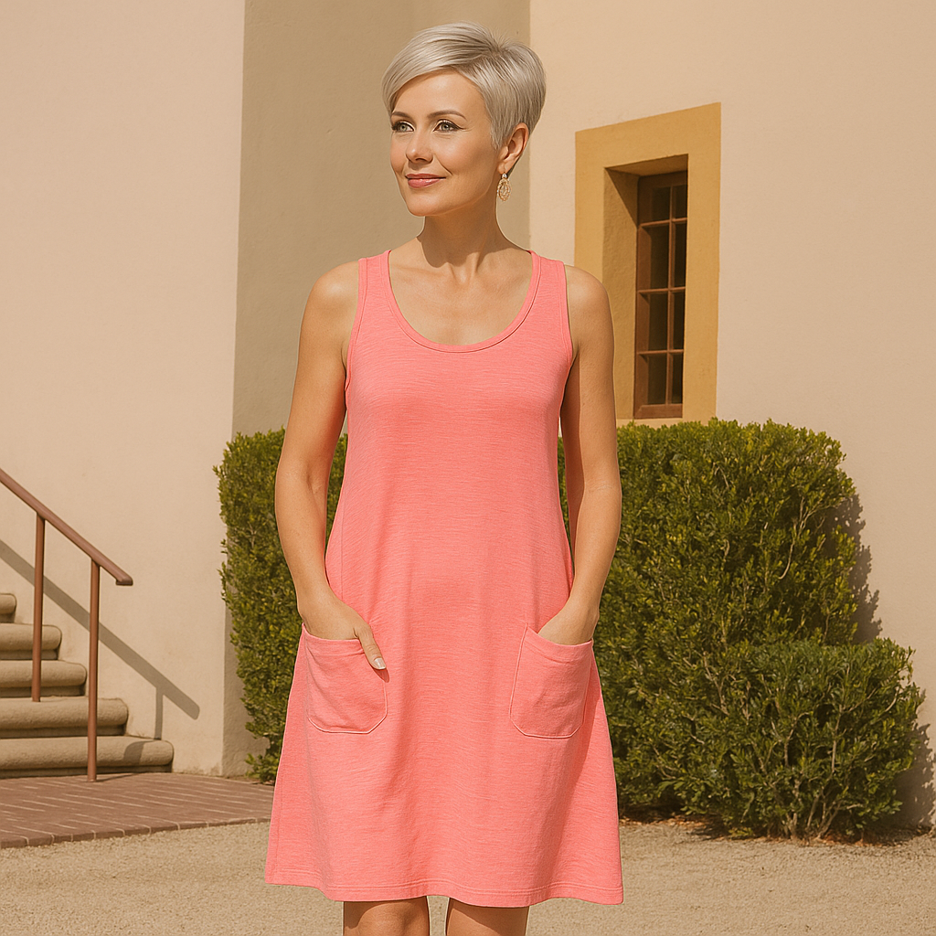 Ein luftiges Damen-Sommerkleid, perfekt für den Sommer