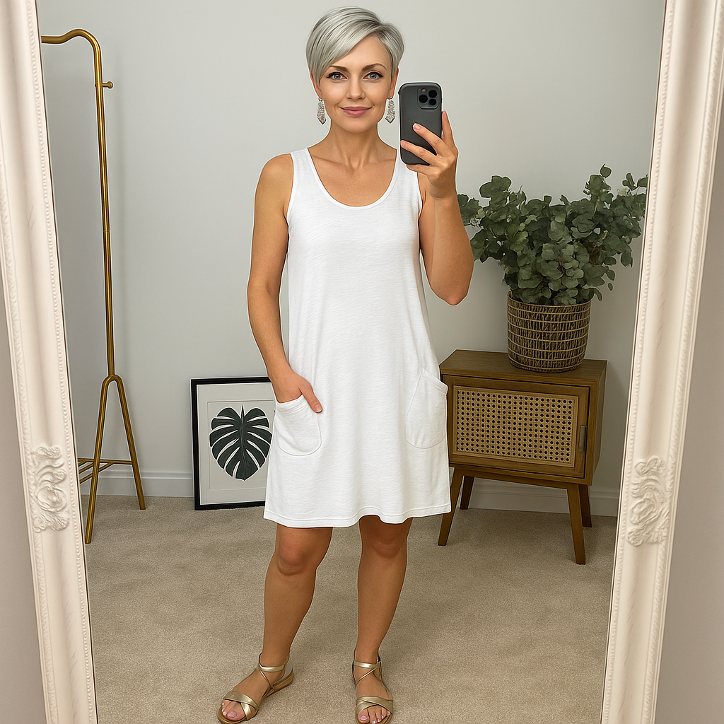 Ein luftiges Damen-Sommerkleid, perfekt für den Sommer