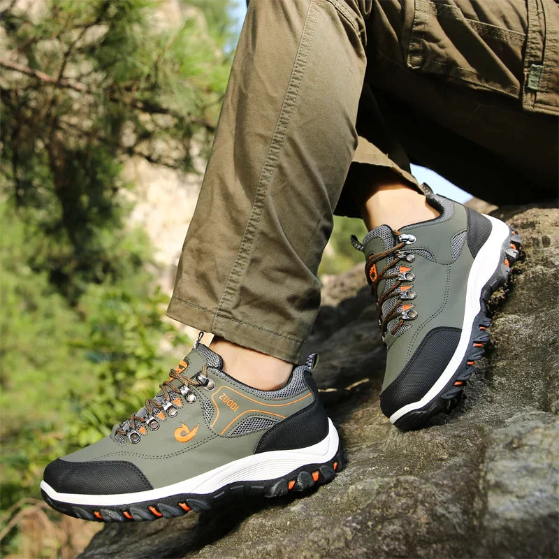 Orthopädische Wanderschuhe Für Männer Mit Atmungsaktivem Material Und Rutschfester Sohle-3