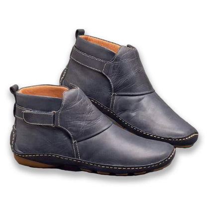 Stilvolle Knöchelstiefel für Frauen mit Bequemer Passform und Elastischer Schnürspitze-1