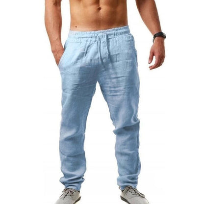 Variant image for Leichte Herrenhose - Atmungsaktive Lässige Leinen Hose Für Den Sommer-31