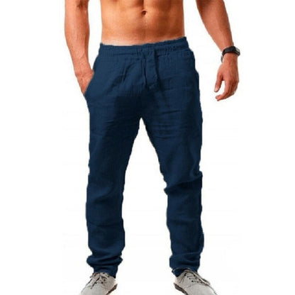 Variant image for Leichte Herrenhose - Atmungsaktive Lässige Leinen Hose Für Den Sommer-25