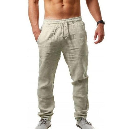 Variant image for Leichte Herrenhose - Atmungsaktive Lässige Leinen Hose Für Den Sommer-19