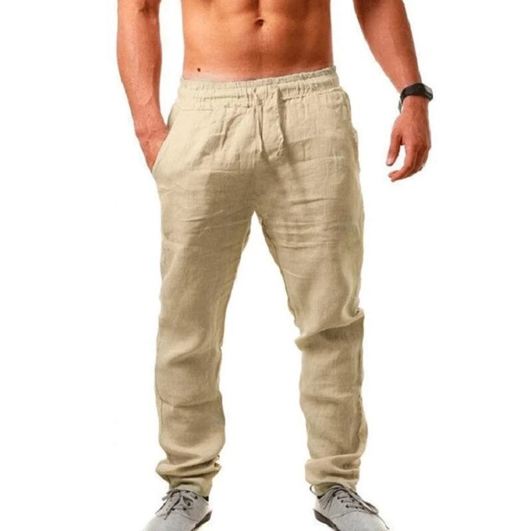 Variant image for Leichte Herrenhose - Atmungsaktive Lässige Leinen Hose Für Den Sommer-7