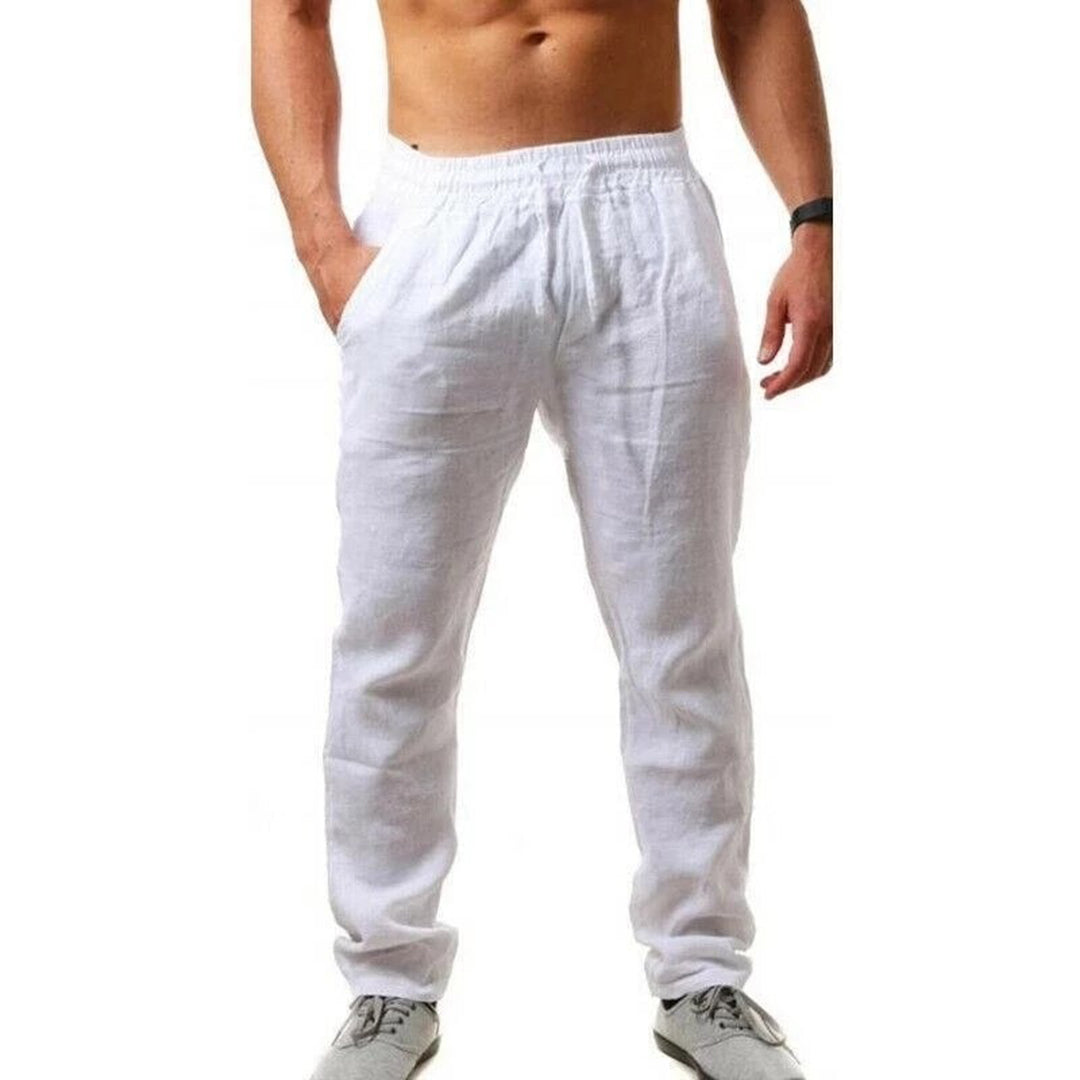 Variant image for Leichte Herrenhose - Atmungsaktive Lässige Leinen Hose Für Den Sommer-37