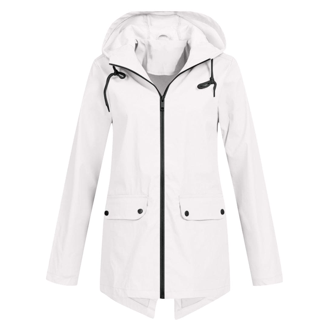 Women’s Hooded Waterproof Jacket Lightweight Windbreaker