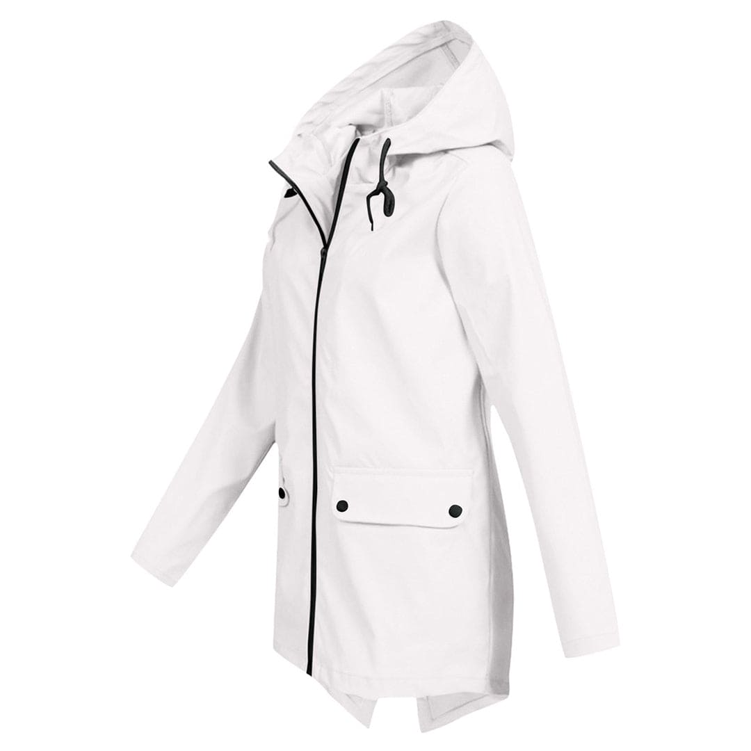 Women’s Hooded Waterproof Jacket Lightweight Windbreaker