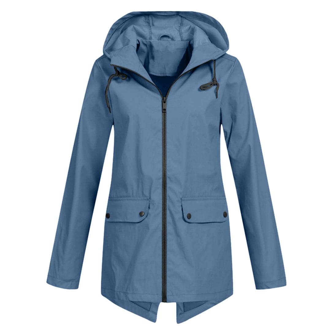 Women’s Hooded Waterproof Jacket Lightweight Windbreaker