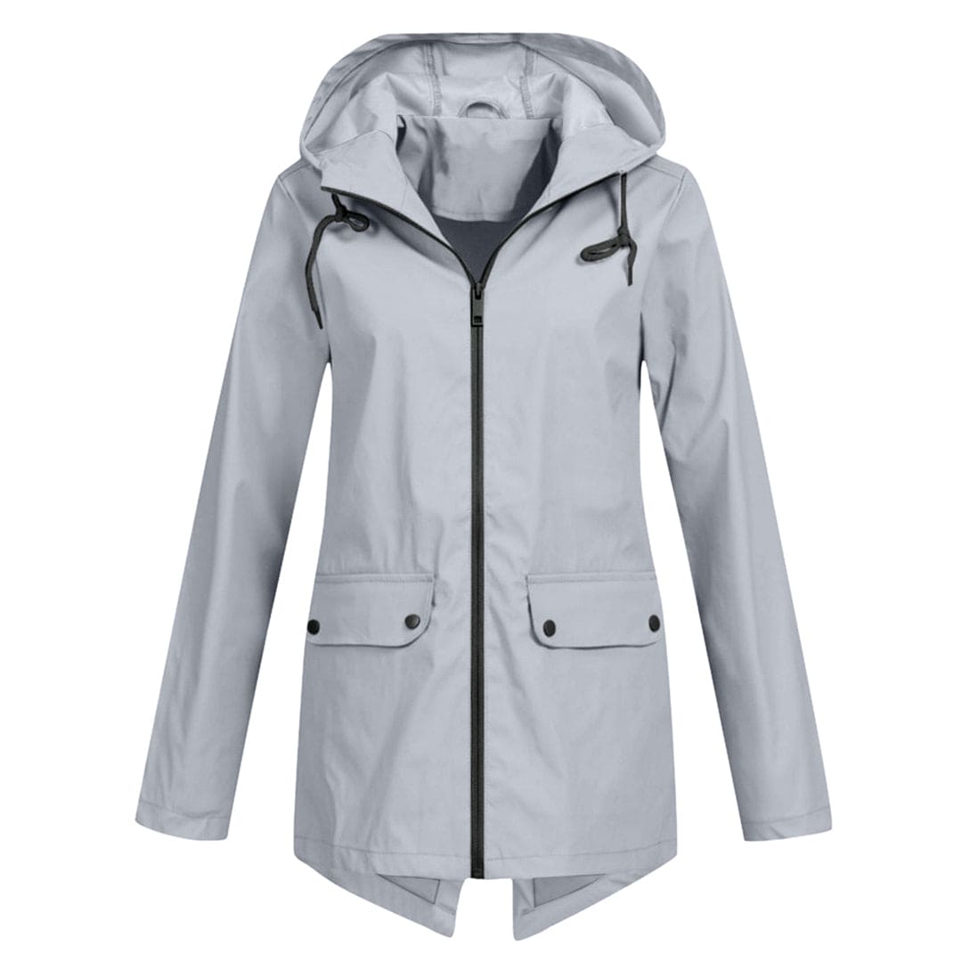 Women’s Hooded Waterproof Jacket Lightweight Windbreaker
