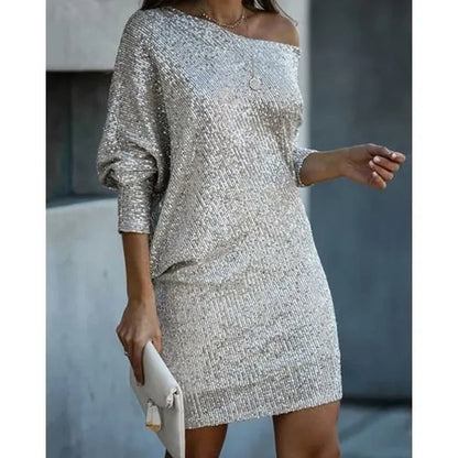 Glitzerndes Damen Paillettenkleid – ärmellos, hochwertig, für Partys und festliche Anlässe 12
