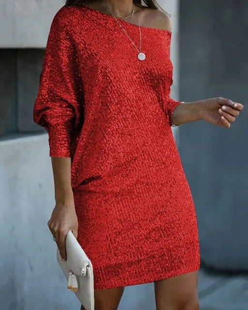 Glitzerndes Damen Paillettenkleid – ärmellos, hochwertig, für Partys und festliche Anlässe 13