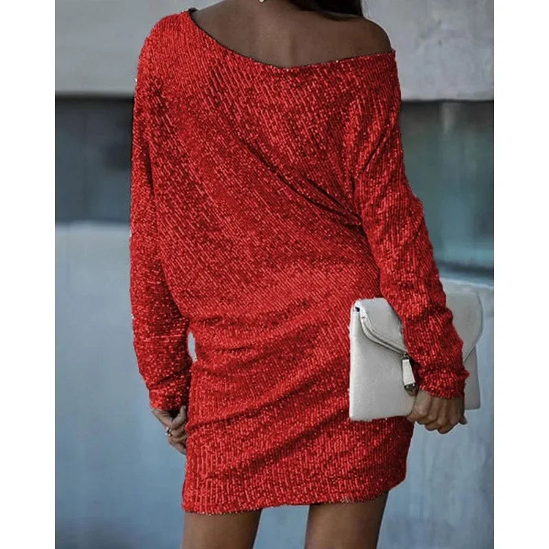 Glitzerndes Damen Paillettenkleid – ärmellos, hochwertig, für Partys und festliche Anlässe 2