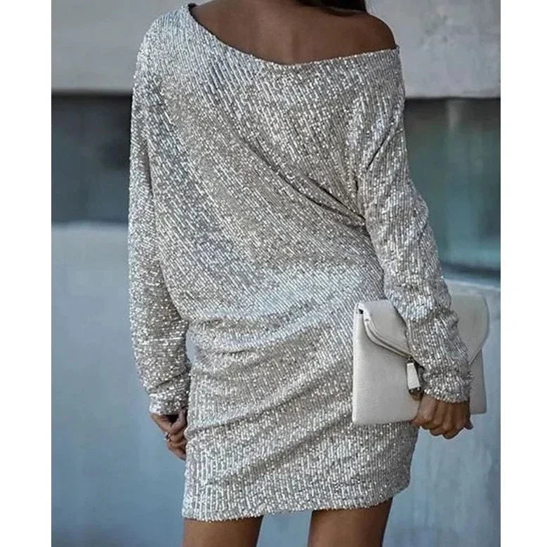 Glitzerndes Damen Paillettenkleid – ärmellos, hochwertig, für Partys und festliche Anlässe 3