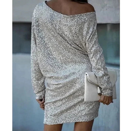 Glitzerndes Damen Paillettenkleid – ärmellos, hochwertig, für Partys und festliche Anlässe 3