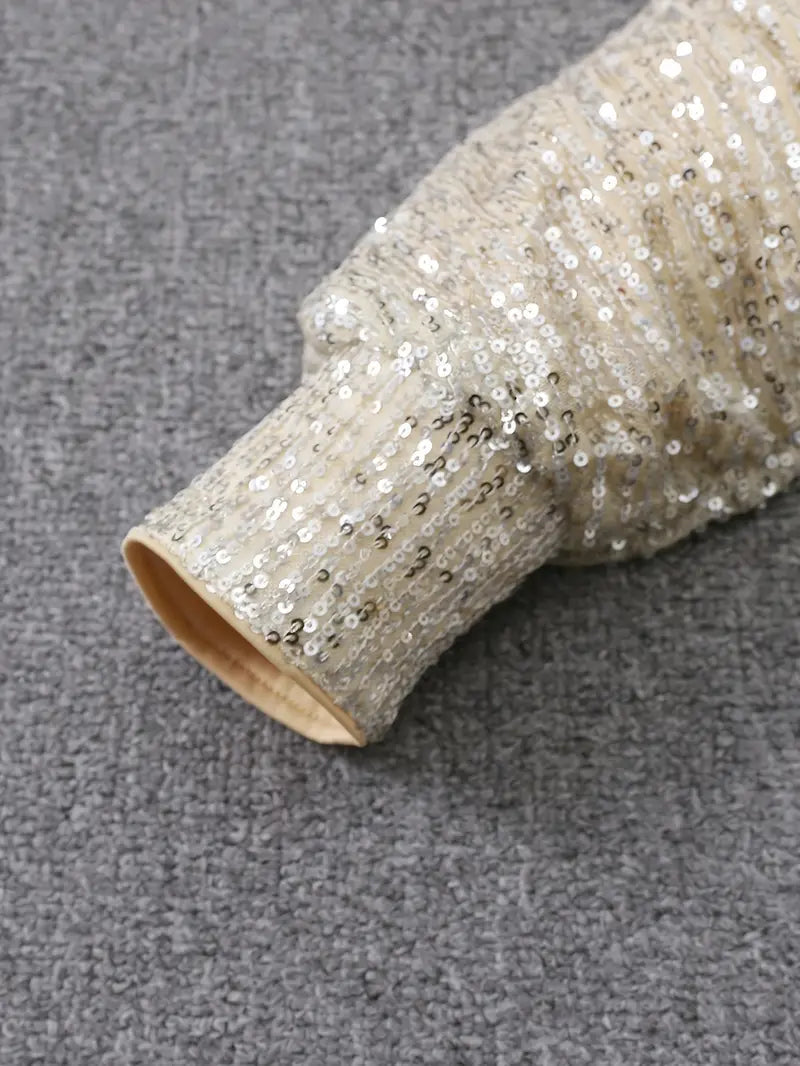 Glitzerndes Damen Paillettenkleid – ärmellos, hochwertig, für Partys und festliche Anlässe 7