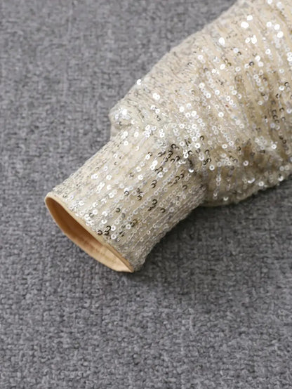 Glitzerndes Damen Paillettenkleid – ärmellos, hochwertig, für Partys und festliche Anlässe 7