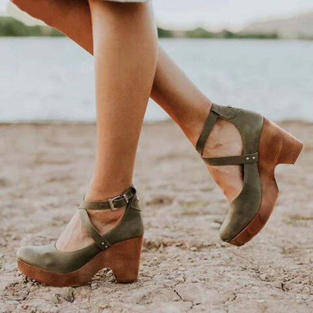 Wedge Ferse Sandalen für Frauen - Komfortables Anti-Rutsch-Design für Jeden Anlass