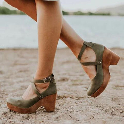 Wedge Ferse Sandalen für Frauen - Komfortables Anti-Rutsch-Design für Jeden Anlass