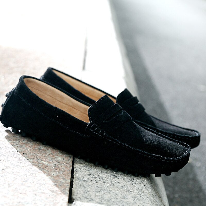 Herren Wildleder Slipper - Bequeme Loafer Für Vielseitige Outfits-4